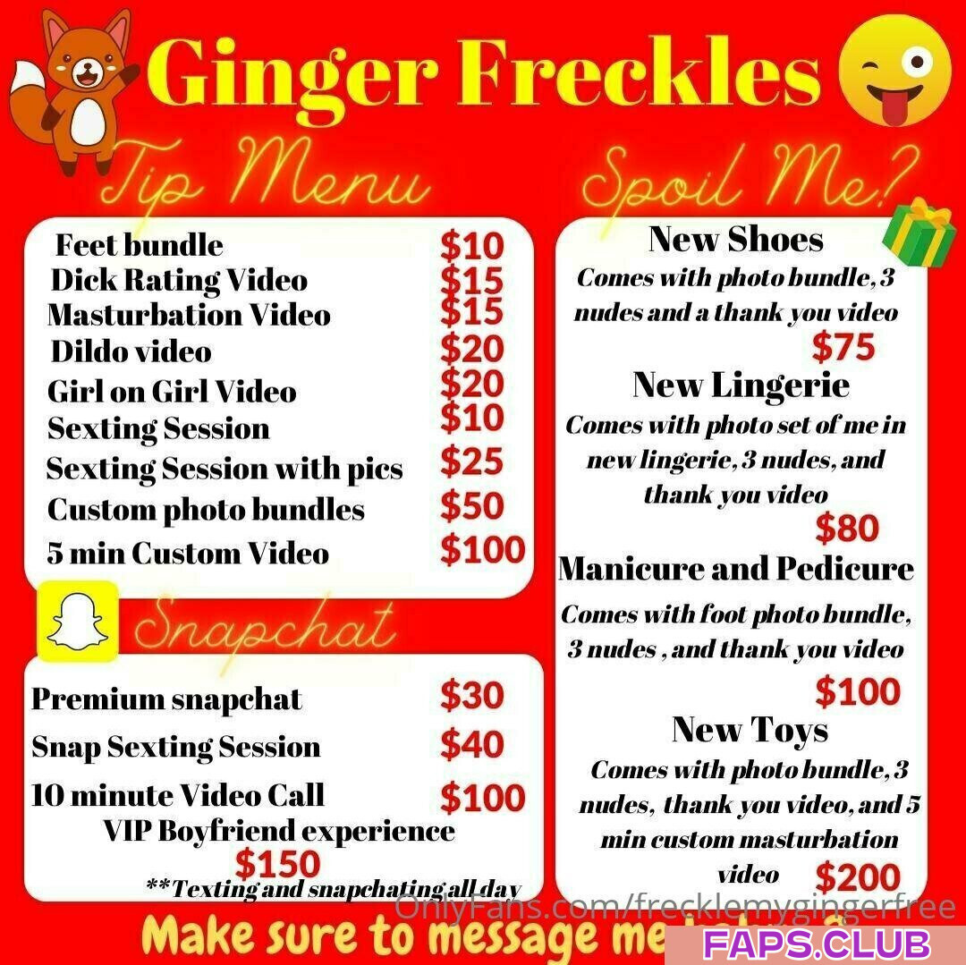 Gingerfrecklesfree photo #21 - Faps